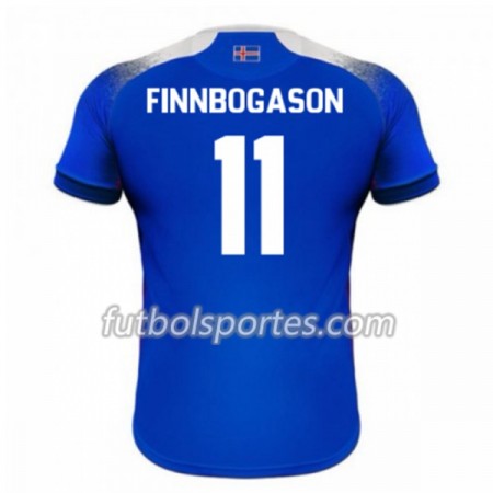 Camisetas Islandia Finnbogason 11 Primera Equipacion Mundial 2018